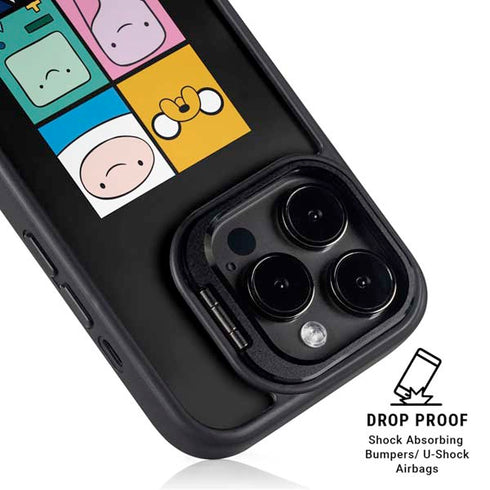 Adult Swim Adventure Time Character Tiles iPhone 15 Pro Kickstand Case